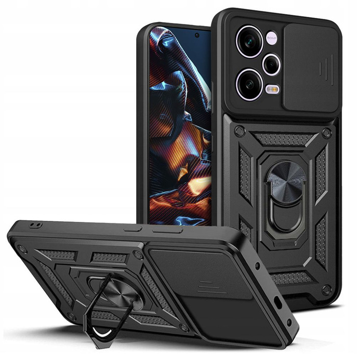 Puzdro Tech-protect Camshield Pro Xiaomi Redmi Note 12 Pro / Poco X5 Pro 5G Black Case