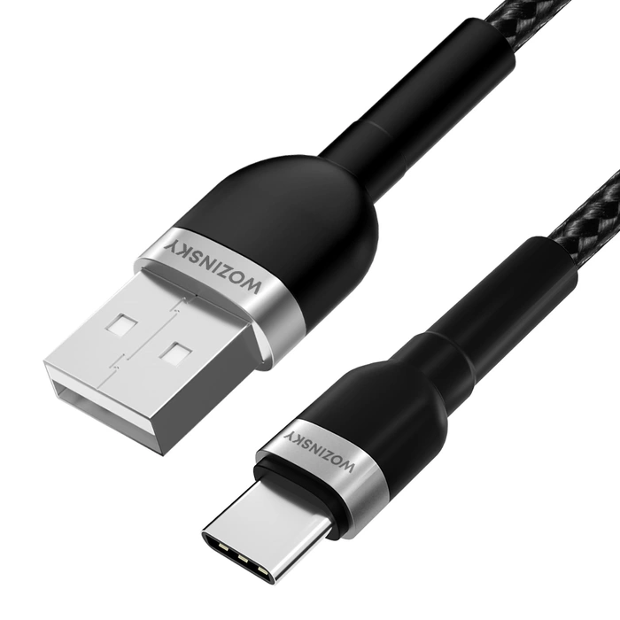 Wozinsky WNBAC2 USB-A / USB-C 2.4A kabel 2 m - černý