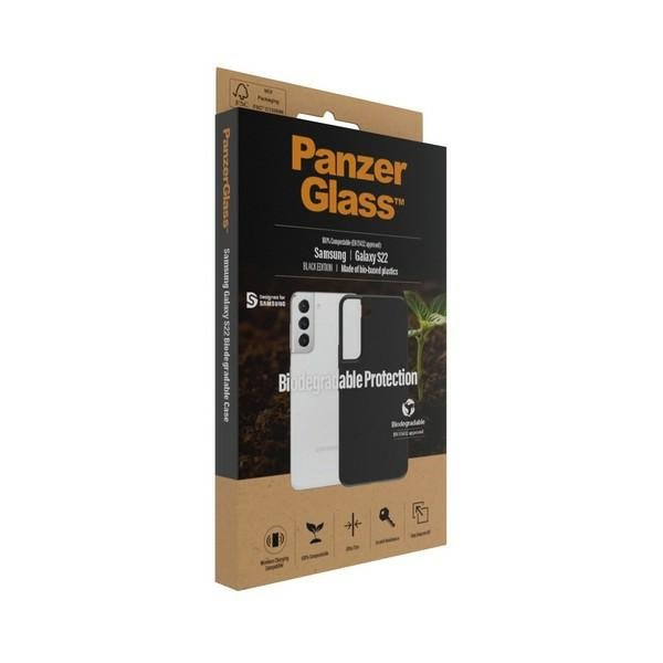 PanzerGlass Biologisch abbaubarCase Sam S22 G901 schwarz/schwarz