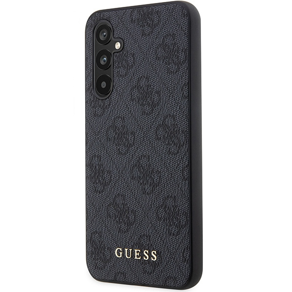 Guess GUHCSA54G4GFGR A54 5G A546 gris/gris dur case 4G Metal Gold Logo