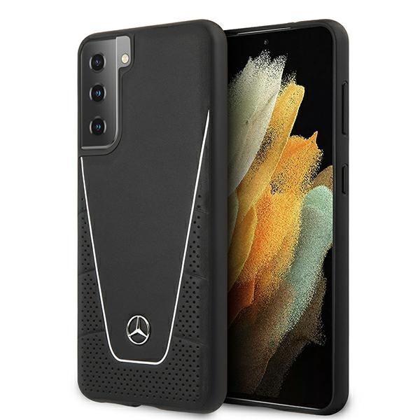 Coque MERCEDES Samsung Galaxy S21 Plus G996 Dynamic Line MEHCS21MCLSSI Étui rigide noir