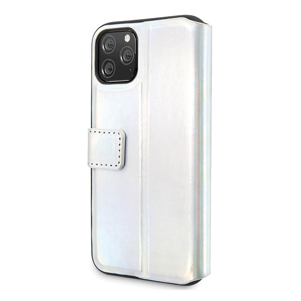Cover GUESS Apple iPhone 11 Pro Book Iridescent Silver Case