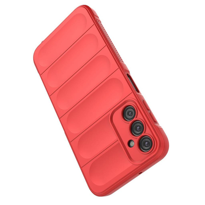 Funda Magic Shield para Samsung Galaxy A24 4G funda blindada flexible roja
