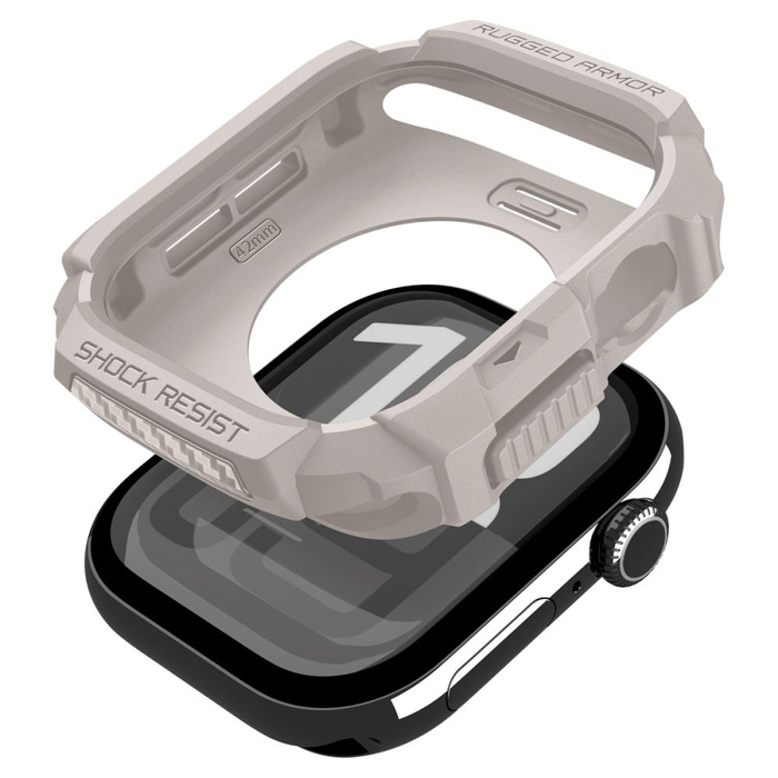 Spigen Rugged Armor V2 Apple Watch 10 / 11 (42 MM) BEIGE DUNA