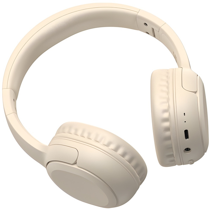 USAMS Słuchawki Bluetooth 5.3 nauszne Yun Series beżowy/beige TDLYEJYX02 (USAMS-YG23)