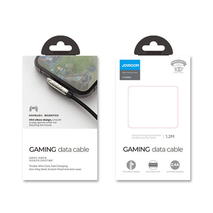 Cavo USB Joyroom - Ricarica Lightning / Dati 2,4 A 1,2 m Argento (S-1230K3)
