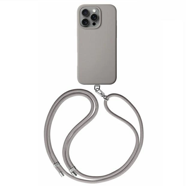 Etui UNIQ Coehl Creme iPhone 16 Pro 6.3" Magnetic Charging szary/taupe grey