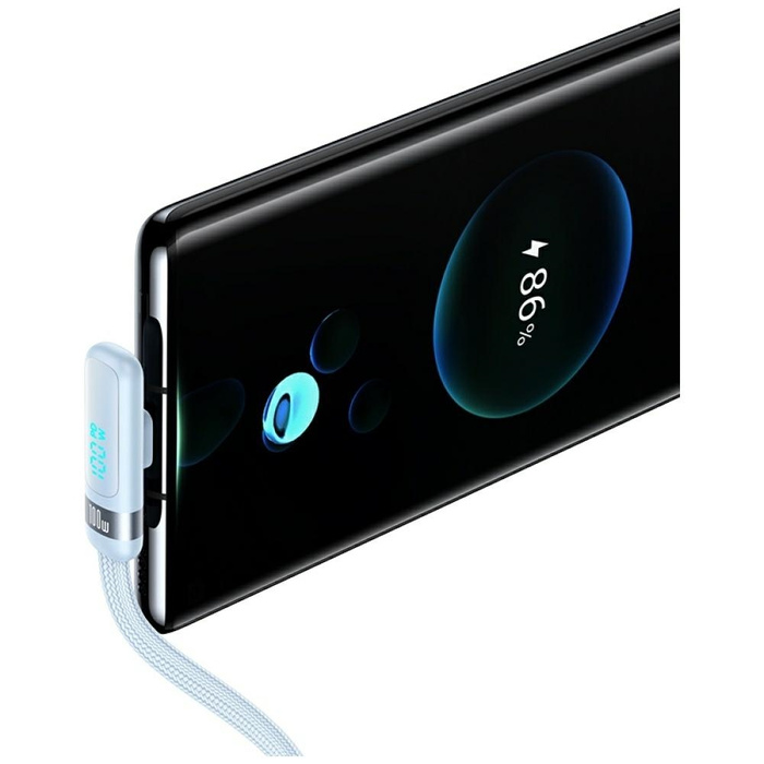 Kabel USAMS US-SJ653 PD 100W USB-C/USB-C 1.2m fioletowy