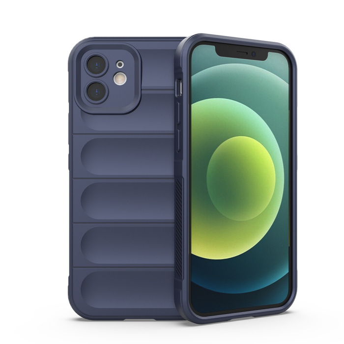 Funda Magic Shield Case para iPhone 13 funda blindada flexible azul oscuro
