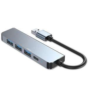 TECH-PROTECT V0-HUB ADATTATORE 5IN1 GRIGIO