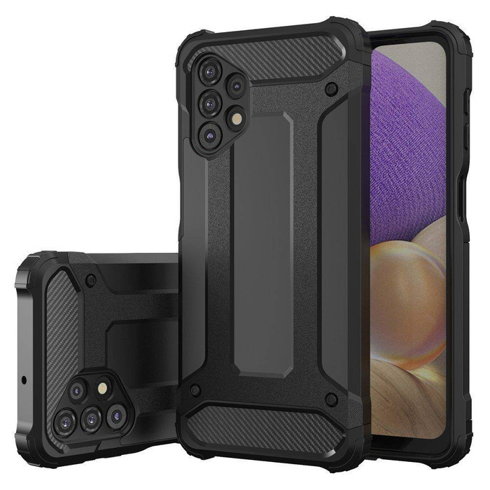 Hybrid Armor armored hybrid case cover Samsung Galaxy A73 black