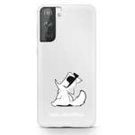 KARL LAGERFELD Samsung Galaxy S21 Plus Choupette Fun KLHCS21MCFNRC Clear Hardcase