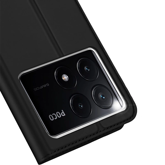 Dux Ducis Skin Pro case for Xiaomi Poco X6 Pro 5G / Redmi K70E with flap and card slot - black