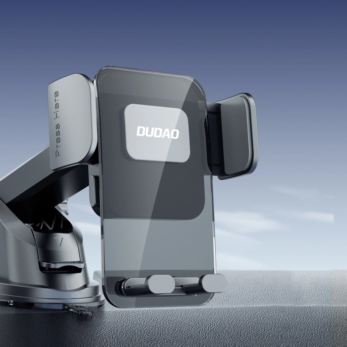 Uchwyt samochodowy Dudao F8Max+ na deskę rozdzielczą lub szybę - czarny