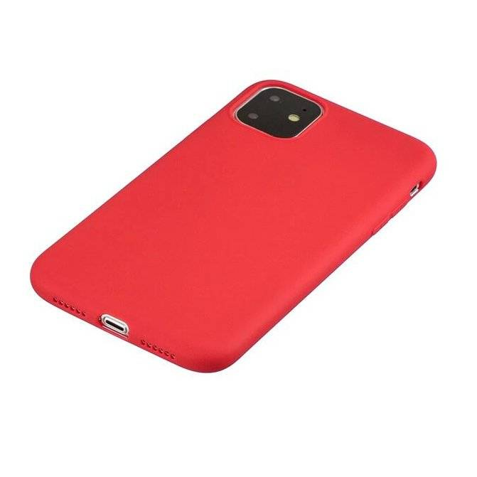 Silikon Case flexibilní silikonový pouzdro kryt iPhone 11 Pro červený