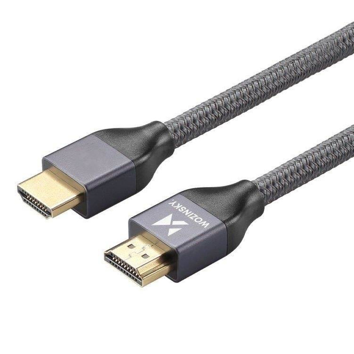 Wozinsky HDMI cable 2.1 8K 60 Hz 48 Gbps / 4K 120 Hz / 2K 144 Hz 3m silver (WHDMI-30)