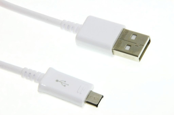 Original SAMSUNG EP-TA200 Chargement rapide + Câble Micro USB 1M Galaxy S6 S7 Edge Blanc