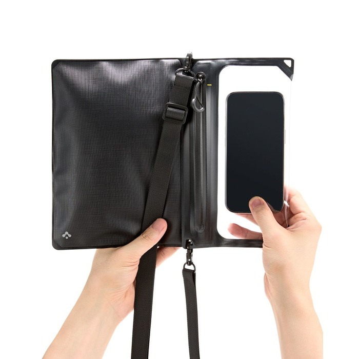 Spigen A640 UNIVERSAL IMPERMEABLE Case CROSSBAG NEGRO