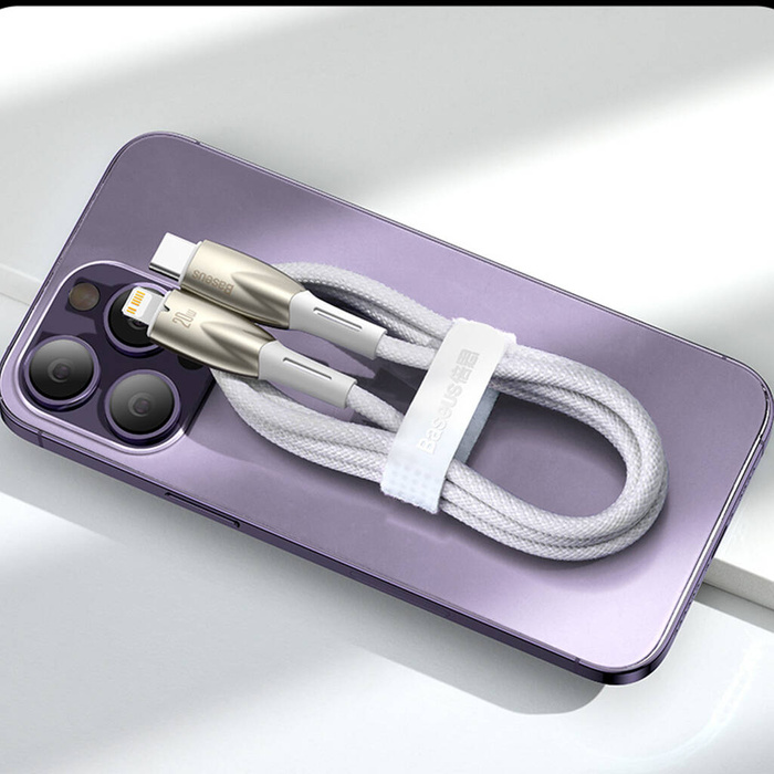 [RETURNED ITEM] Baseus Glimmer Series Fast Charging Cable USB-A - USB-C 100W 480Mbps 2m black