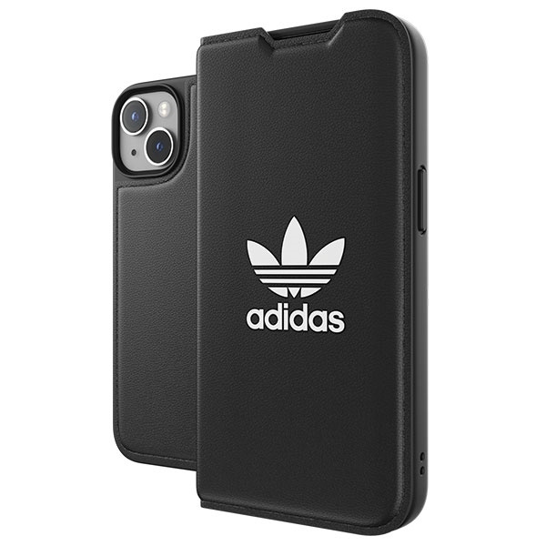 Adidas OR Booklet Case BASIC iPhone 14 6.1" czarno biały/black white 50181
