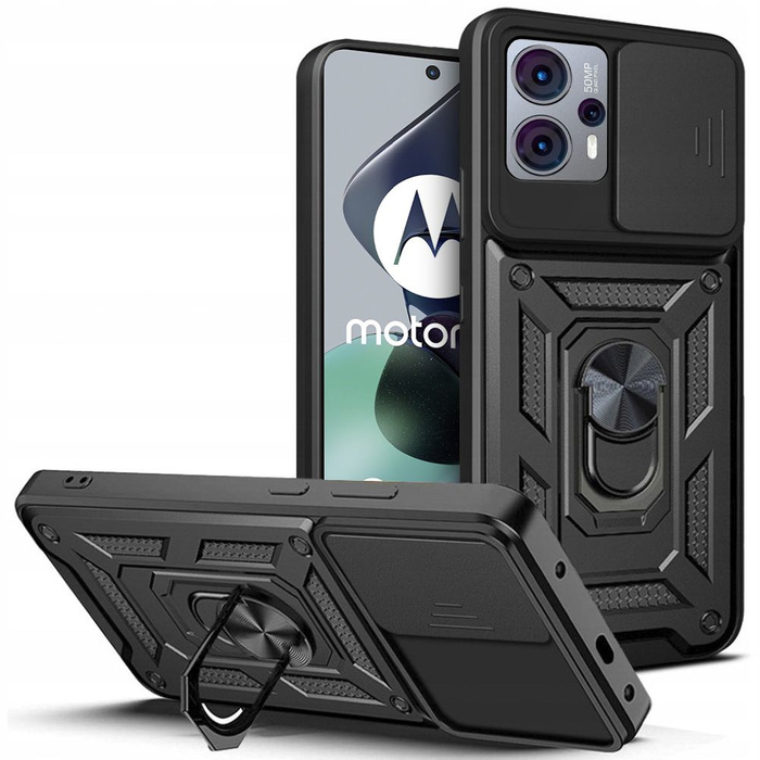 Hülle Tech-protect Camshield Pro Motorola Moto G13 / G23 Schwarz Case