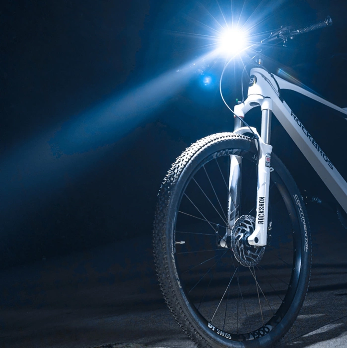 Rockbros 24310006001 luce anteriore per bicicletta 400 lm + cavo micro USB - USB-A - nero