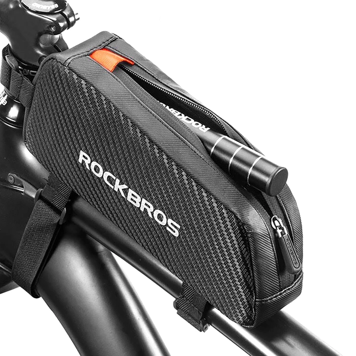Rockbros 039BK bicycle frame bag 1 l with braid - black
