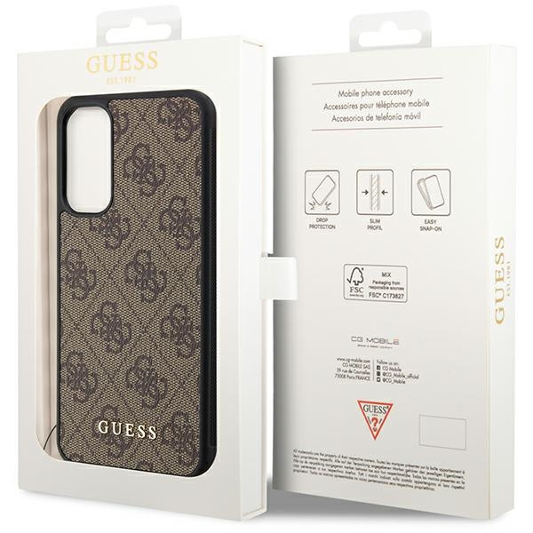 Guess GUHCSA34GF4GBR A34 5G A346 marrone/marrone durocase 4G Charms Collection