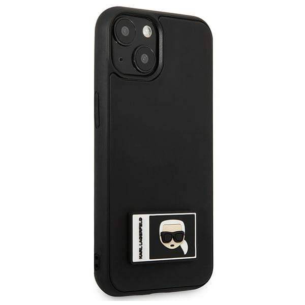 Case KARL LAGERFELD Apple iPhone 13 Iconik Patch Black Hardcase