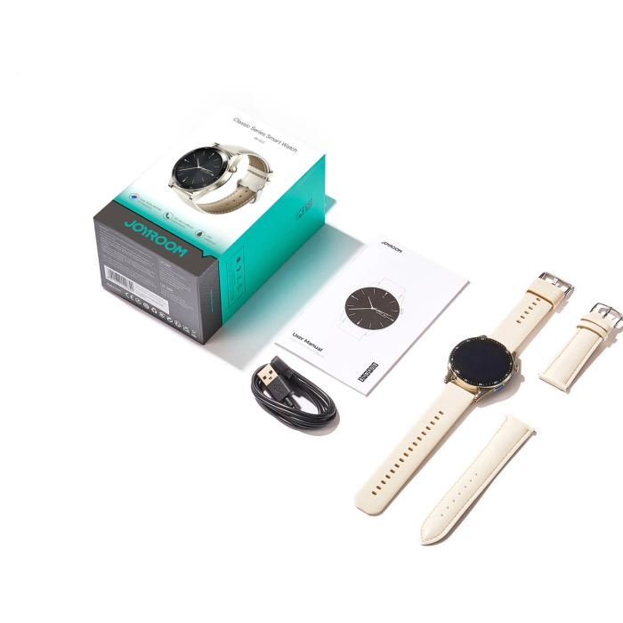 Joyroom JR-FC2 Classic Series Smartwatch mit IP68-Anrufbeantwortungsfunktion – Gold