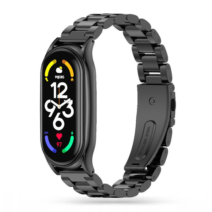 Strap TECH-PROTECT STAINLESS XIAOMI MI SMART BAND 7 BLACK