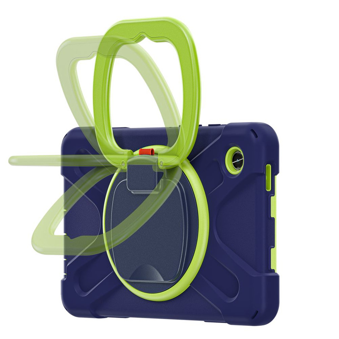 Funda Tech-protect X-armor Samsung Galaxy Tab A9 8.7 X110 / X115 Navy Lime Case