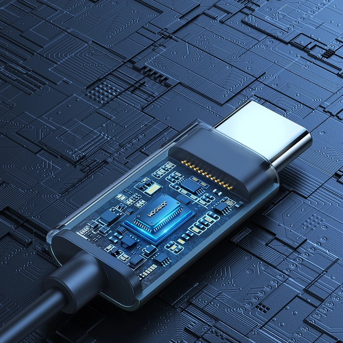 Cuffie intrauricolari USB-C Joyroom JR-EC06 - grigie