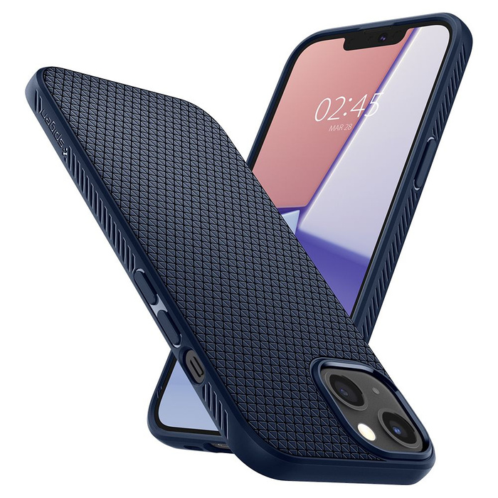 Modré Case Puzdro na SPIGEN Liquid iPhone Navy