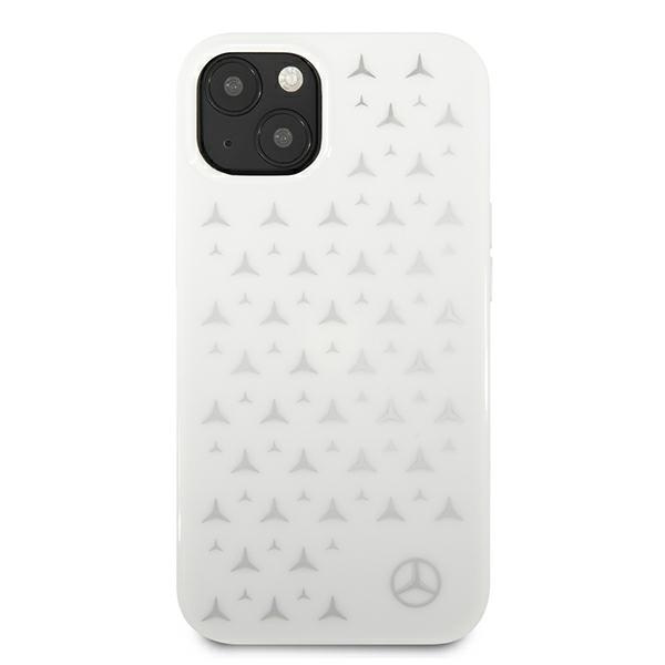  MERCEDES   13 Mini Silver Stars Pattern White Hardcase