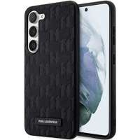 Funda Karl Lagerfeld Klhcs23ssaklhpk S23 S911 Hardcase Negro/Negro Saffiano Mono Metal Logo Case