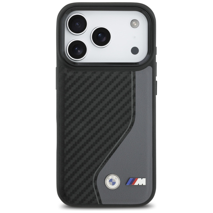 Etui BMW M Carbon Logo MagSafe do iPhone 17 Pro antracyt