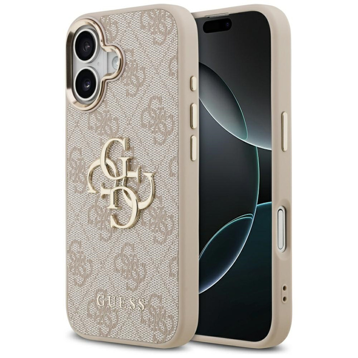 Etui Guess 4G Big 4G Classic Logo do     iPhone 17 różowy złoty