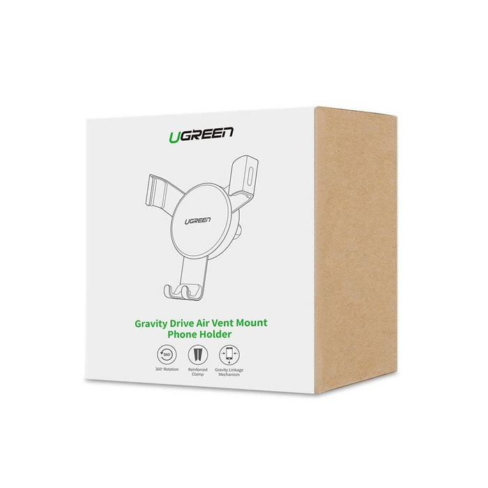 Ugreen supporto a gravità per auto per griglia di ventilazione dell&#39;aria di alimentazione grigio (50564)