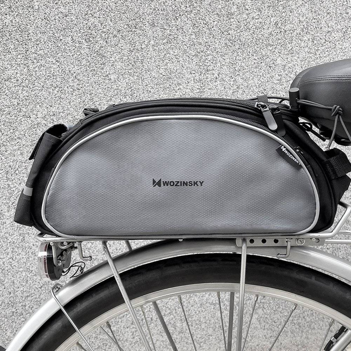 Sac porte-vélo Wozinsky avec bandoulière 13l noir (WBB1BK)