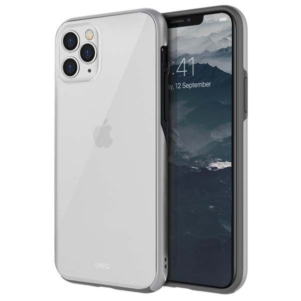 Uniq pouzdro Vesto Hue iPhone 11 Pro Max stříbrná / stříbrná