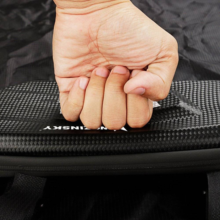 Sacoche de cadre de vélo Wozinsky noir (WBB10BK)