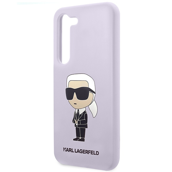 Obal Karl Lagerfeld Silicone Nft Ikonik - Obal Samsung Galaxy S23 Plus (fialový) Case