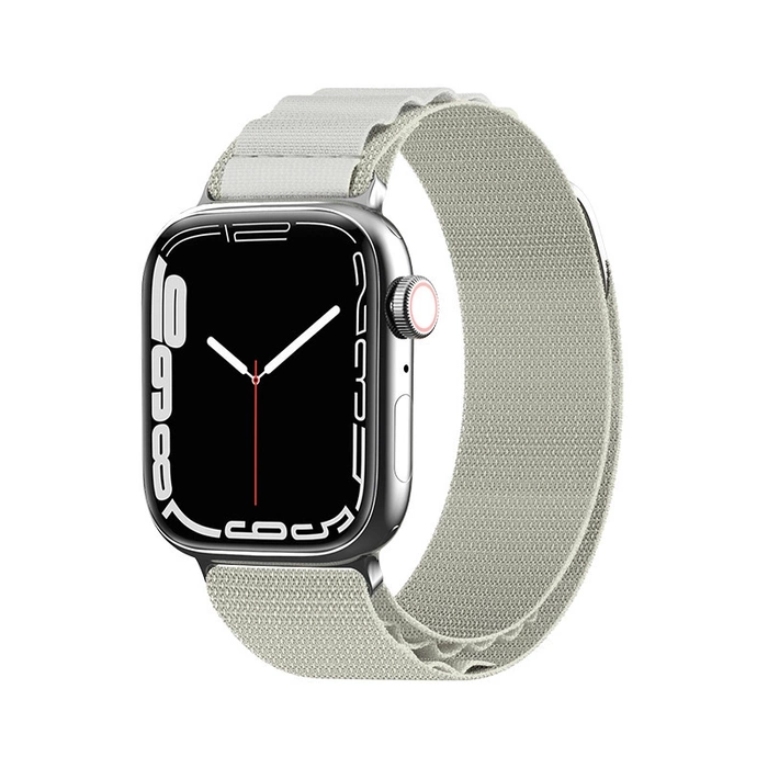 Bracelet Alpine avec boucle en acier pour Apple Watch 42/44/45/49 mm - argent