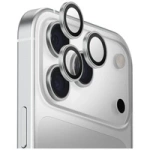 Szkło na obiektyw aparatu UNIQ Optix Aluminium Camera Lens Protector do iPhone 17 Pro / iPhone 17 Pro Max z aplikatorem srebrny