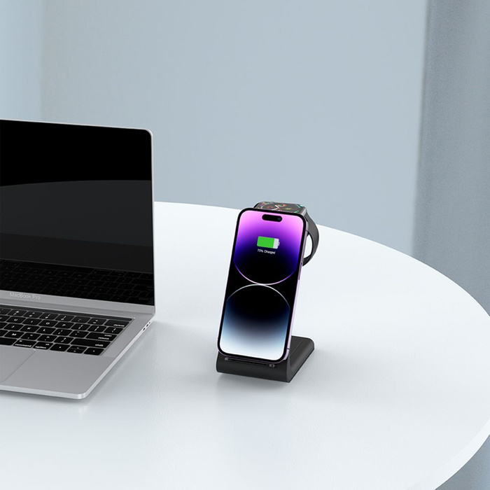 TECH-PROTECT A8 3IN1 WIRELESS CHARGER BLACK