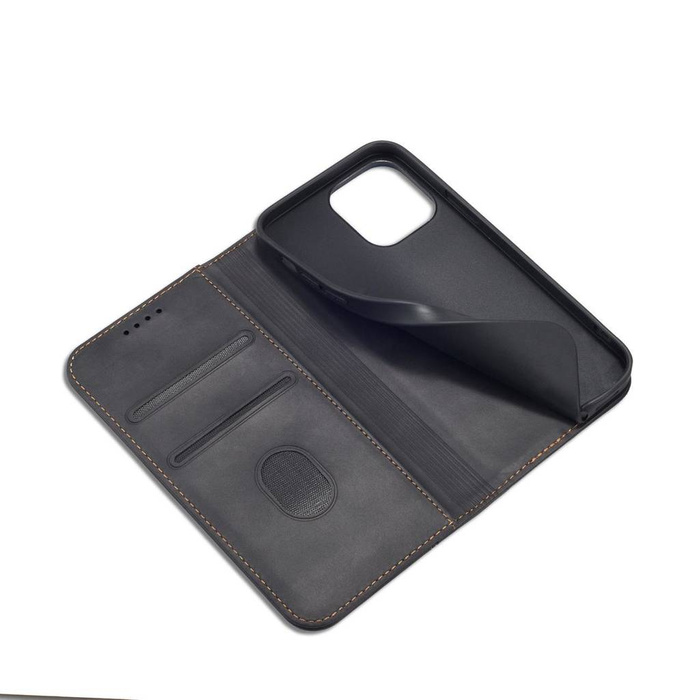 Magnet Fancy Case obal iPhone 14 Plus flip cover wallet stand black