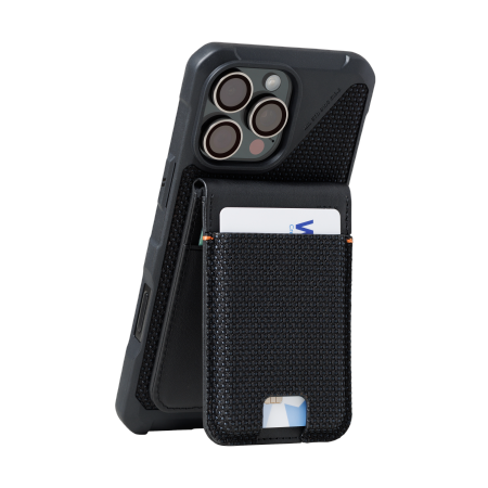 UAG Metropolis Wallet - portfel z podstawką kompatybilny z MagSafe (kevlar black)