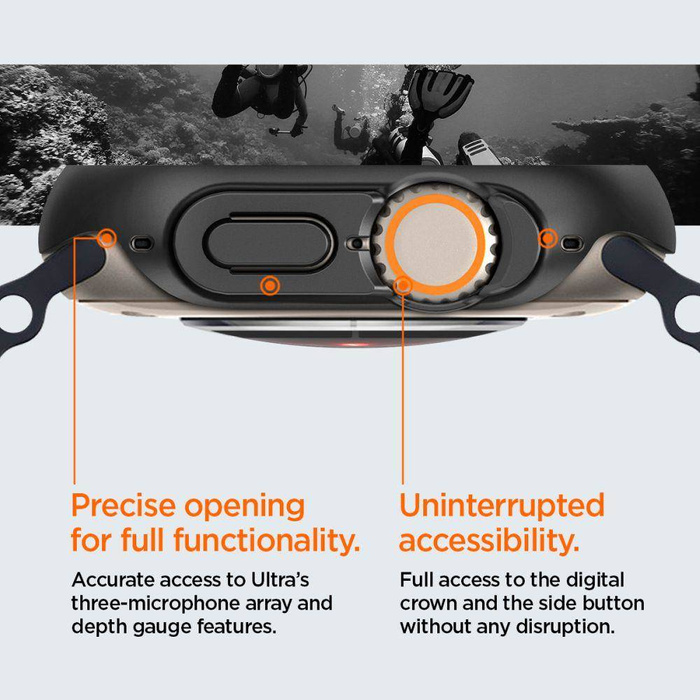 Spigen Thin Fit Apple Watch ULTRA (49 MM) NOIR