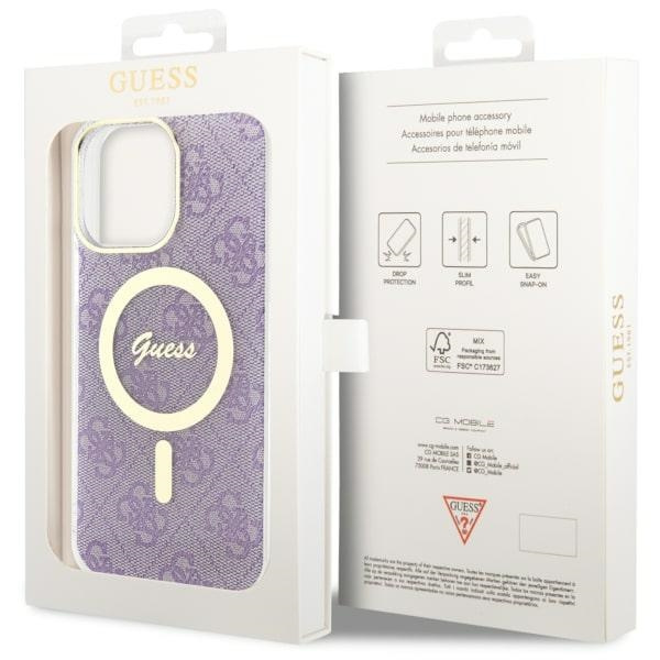 Cover Guess GUHMP14XH4STU iPhone 14 Pro Max 6,7" viola/viola rigidocase 4G MagSafe Case